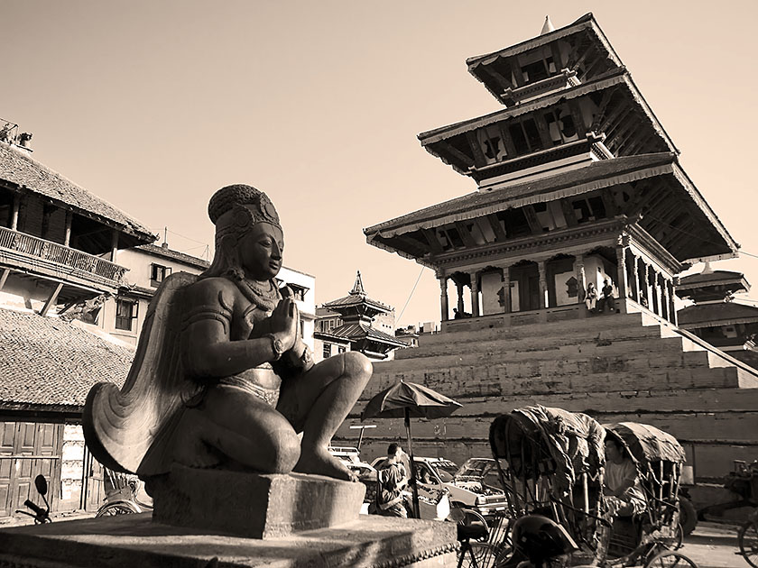 Album,Nepal,Kathmandu,Durbar,square,Garuda,Statue,1,shafir,photo,image