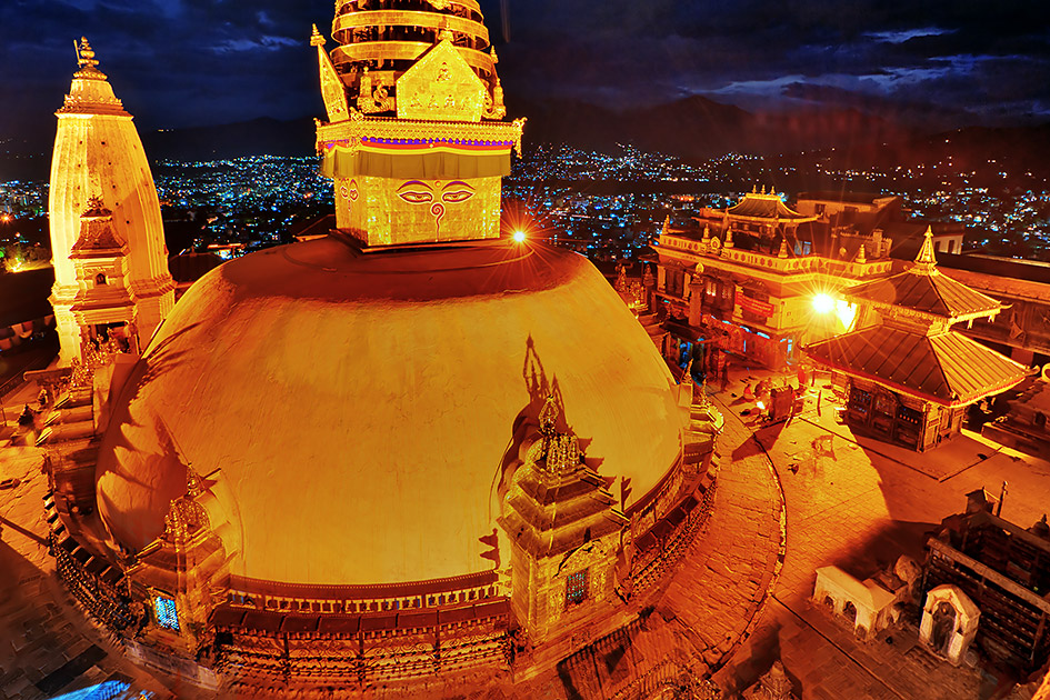 Album,Nepal,Kathmandu,Swayambhunath,Night,Swayambhunath,1,shafir,photo,image