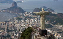 Album / Brazil / Rio de Janeiro / Views from Helicopter / Cristo Redentor and Botafogo