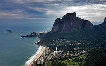 Album / Brazil / Rio de Janeiro / Views from Helicopter / Praia de Sao Conrado and Pedra da Gavea