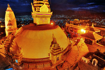 Album / Nepal / Kathmandu / Swayambhunath / Night Swayambhunath 1