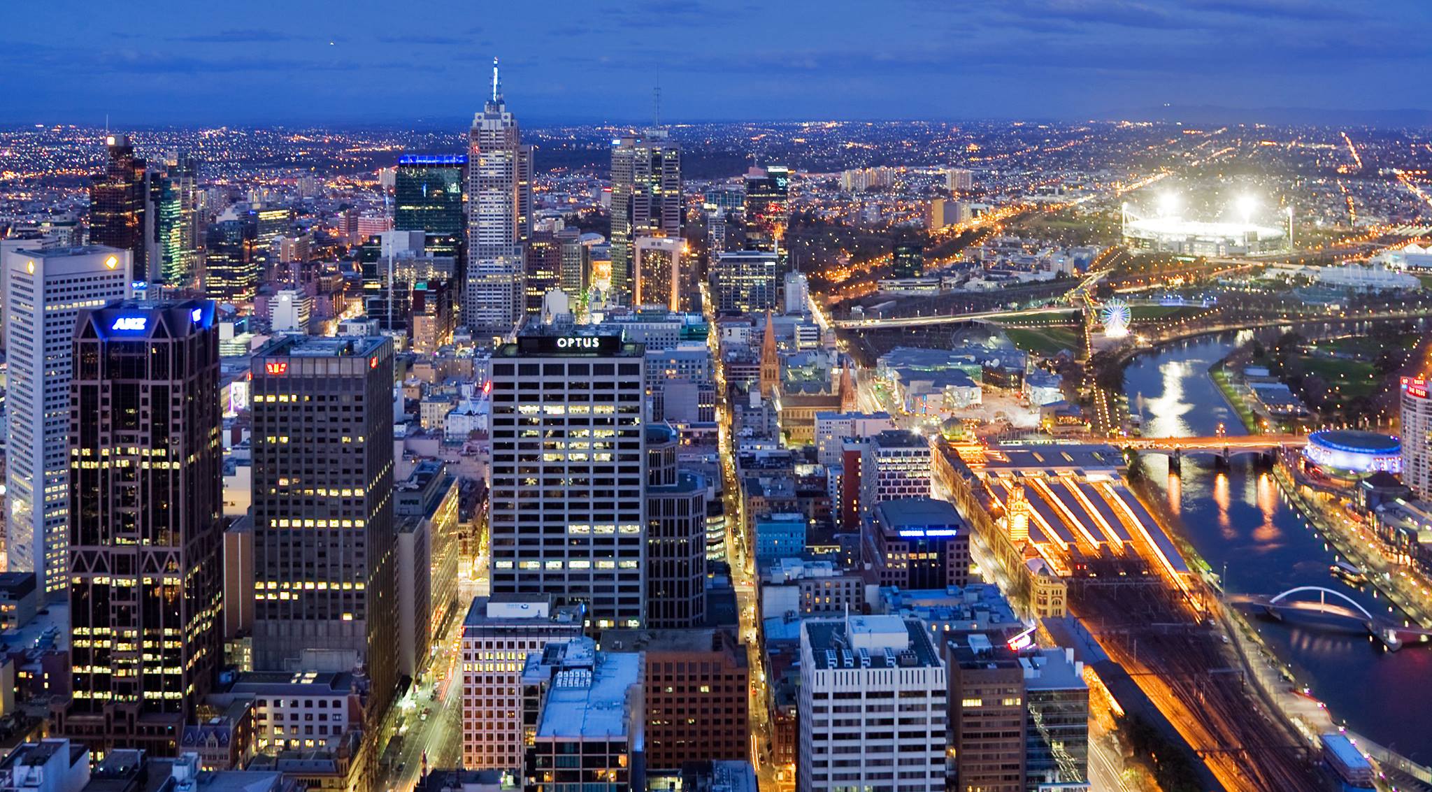 Australia — Victoria, Melbourne — aerial