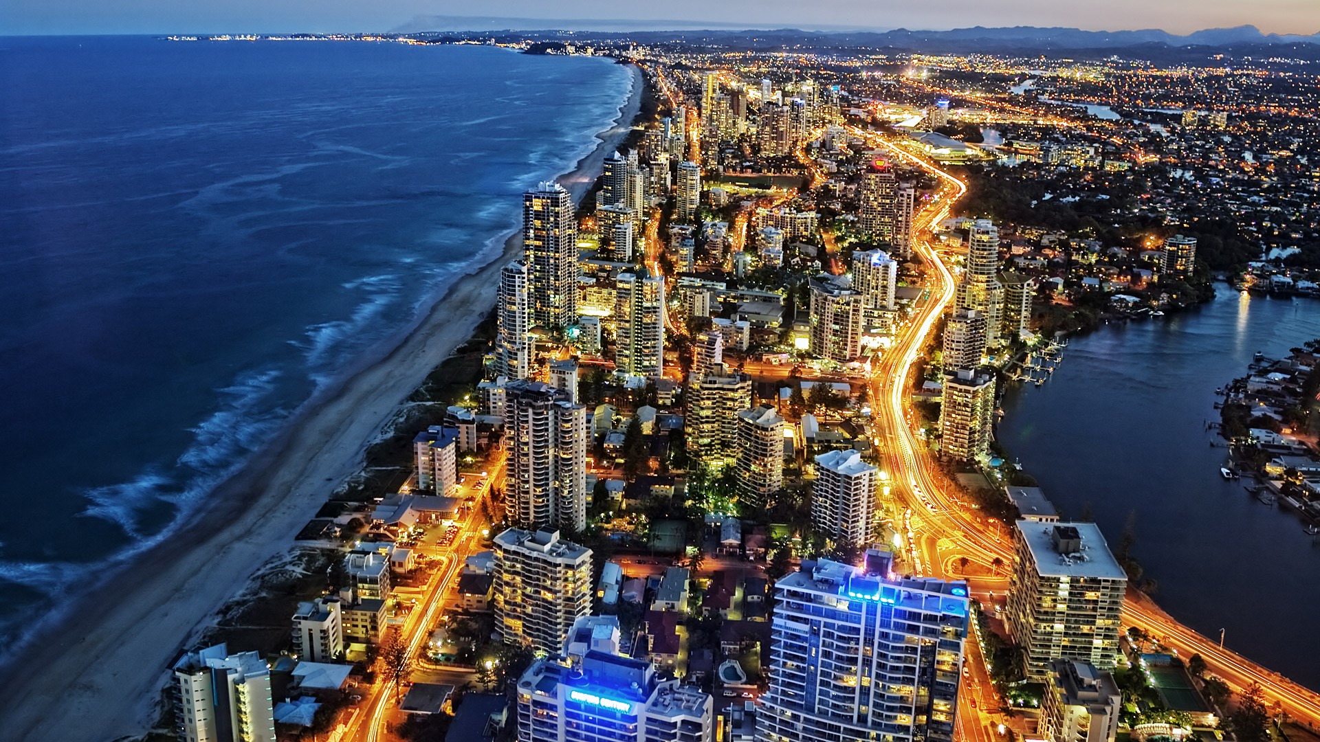 Australia — Queensland, Gold Coast — aerial