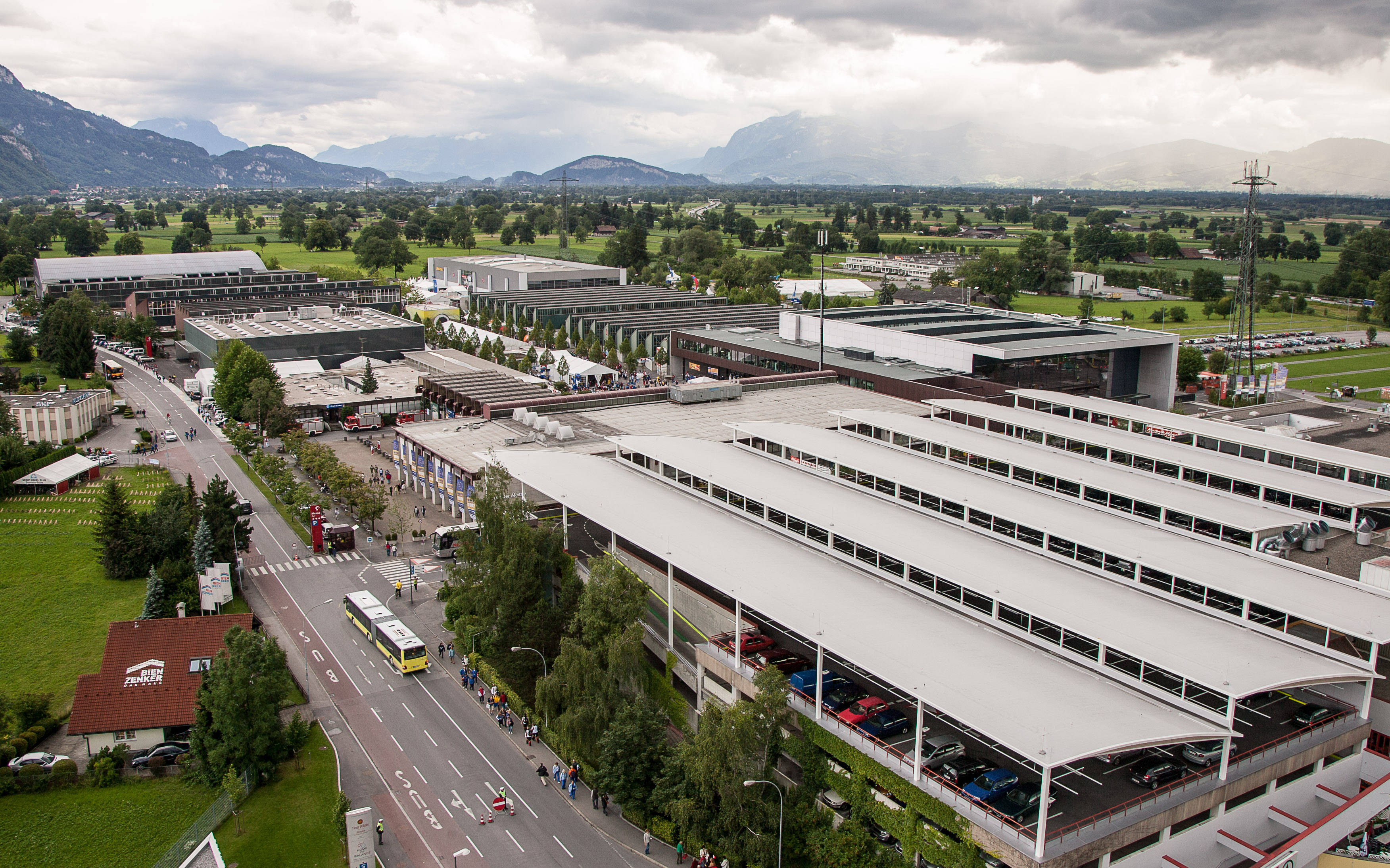 Austria — Vorarlberg, Dornbirn — aerial
