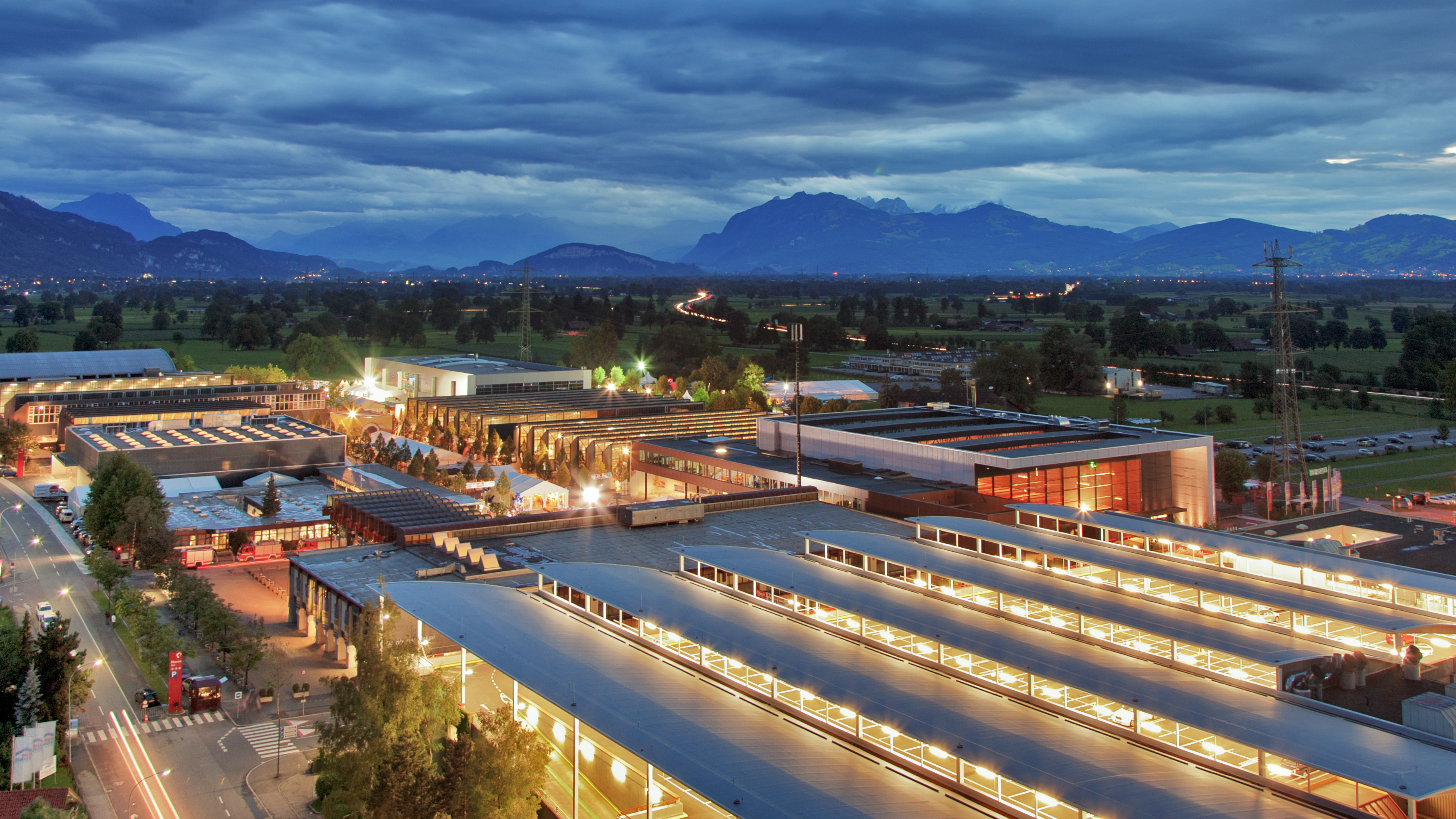 Austria — Vorarlberg, Dornbirn — aerial