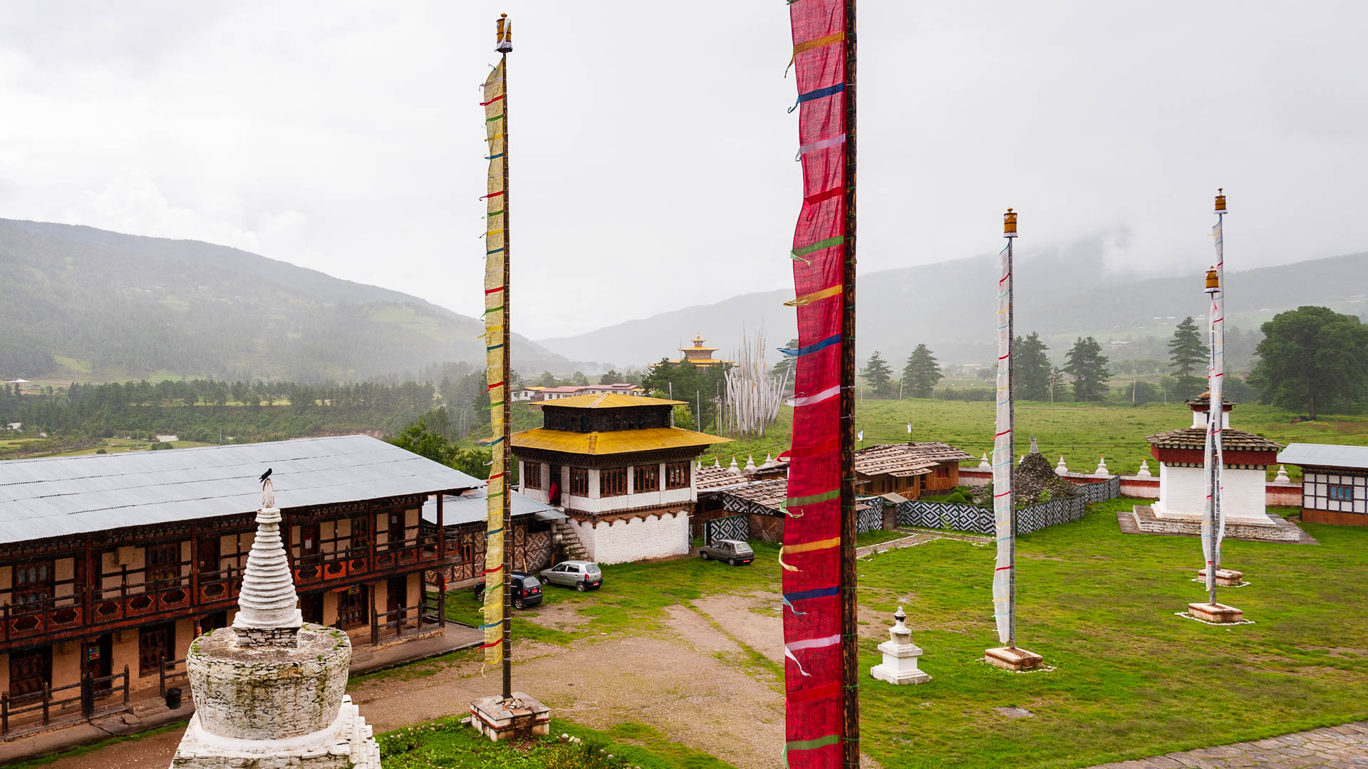Bhutan — Bumthang Valley — architecture
