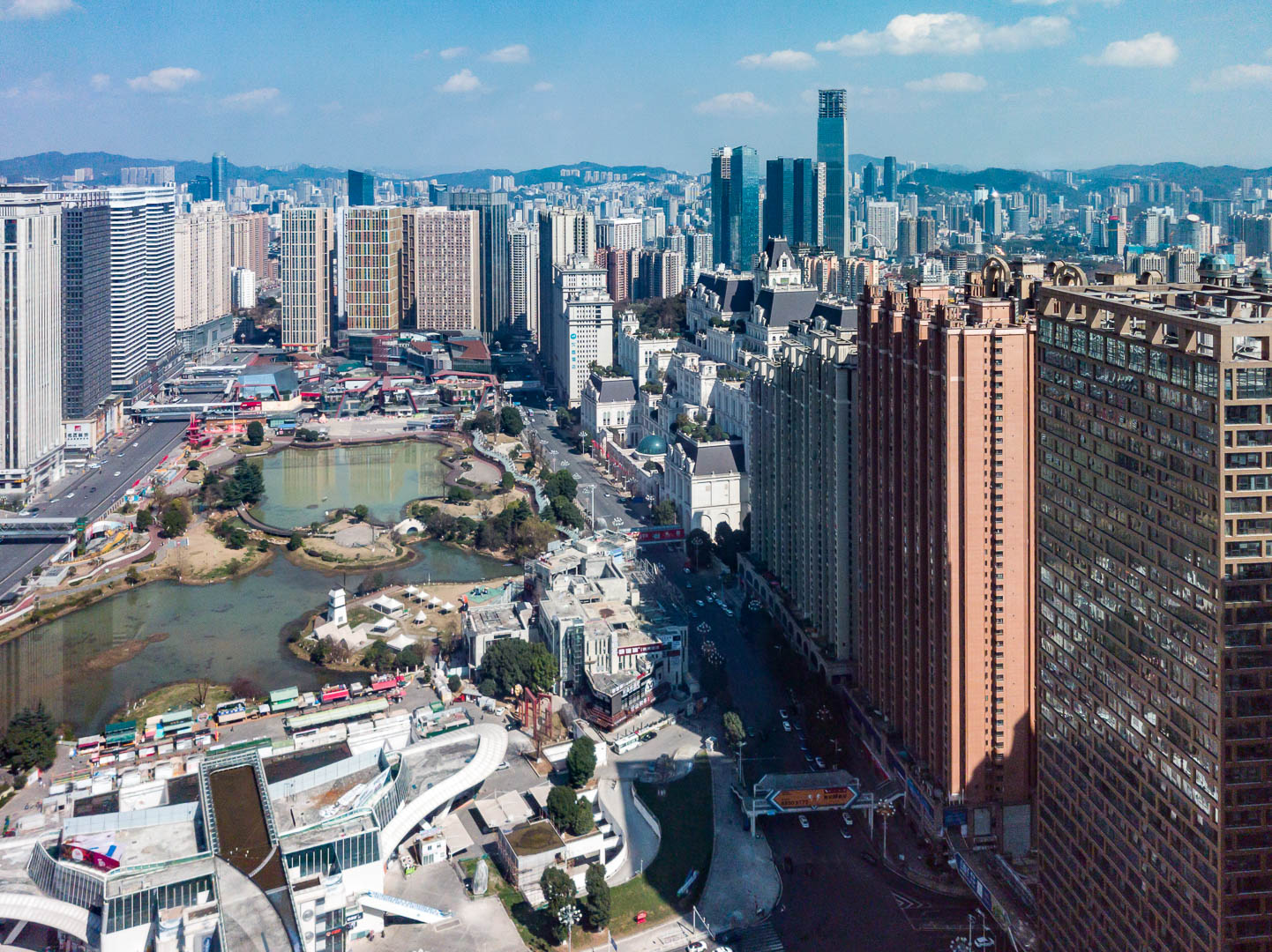 China — Guiyang, Guizhou Province — aerial