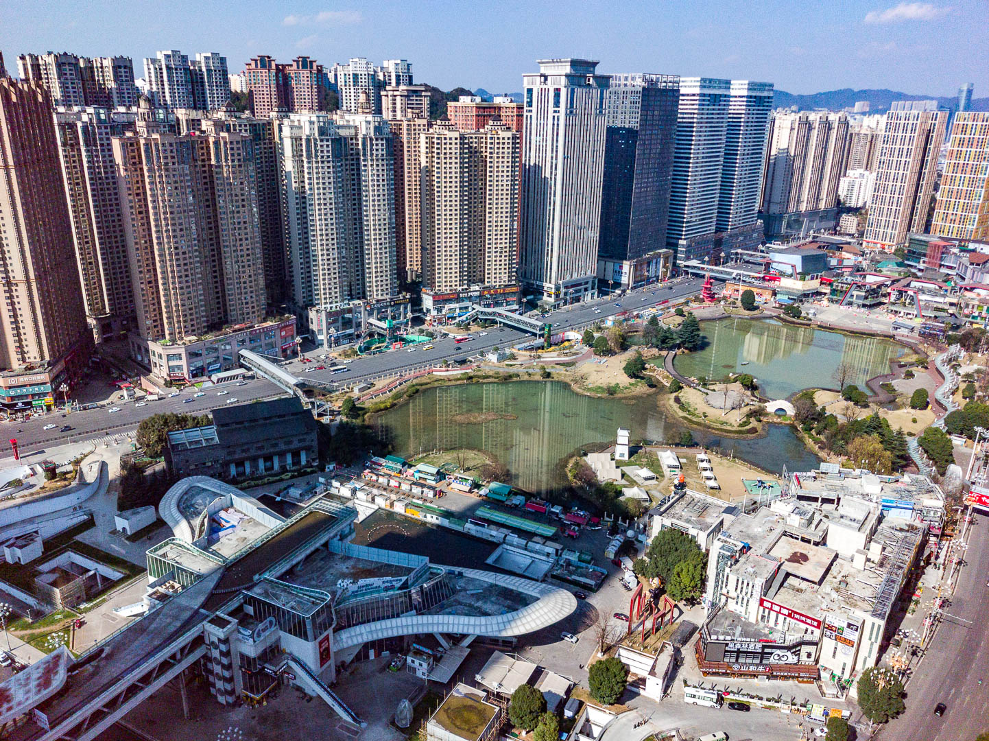 China — Guiyang, Guizhou Province — aerial