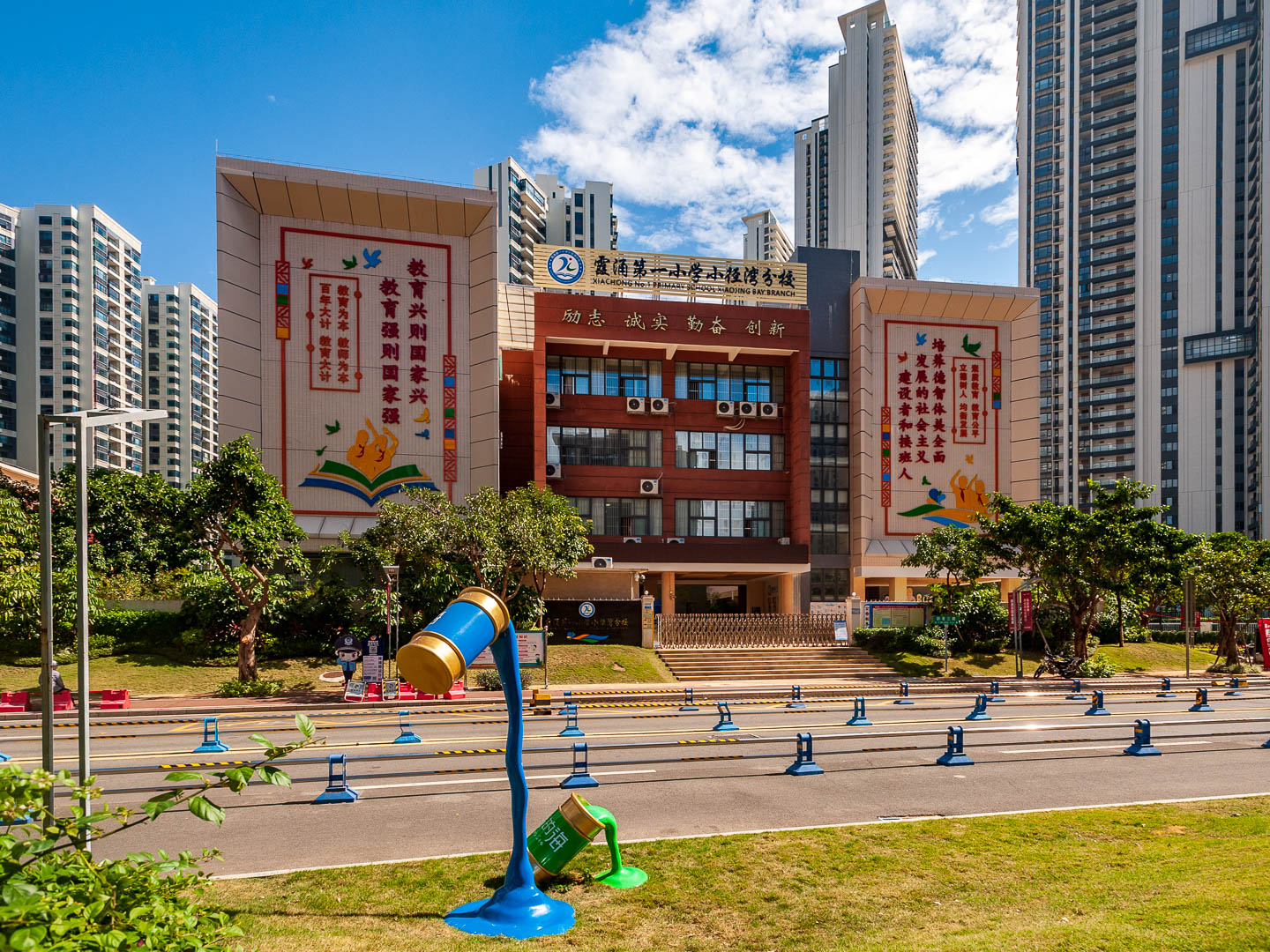 China — Huizhou, Guangdong Province (Xiaojing Bay/Silver Beach area) — architecture