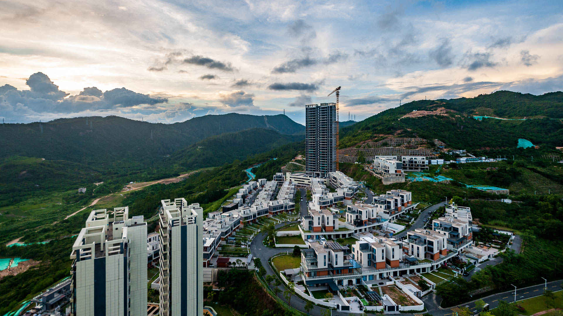 China — Huizhou, Guangdong Province — aerial