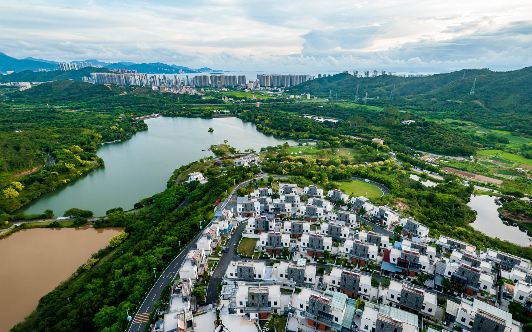 China — Huizhou, Guangdong Province — aerial