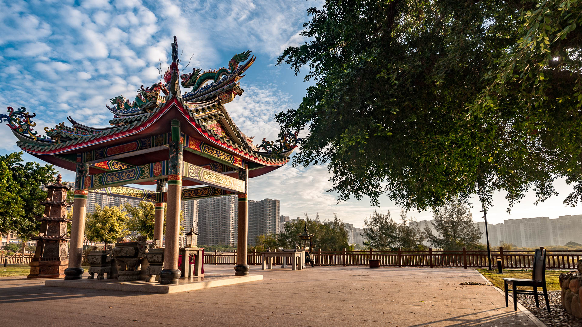 China — Guangdong, Huizhou — architecture