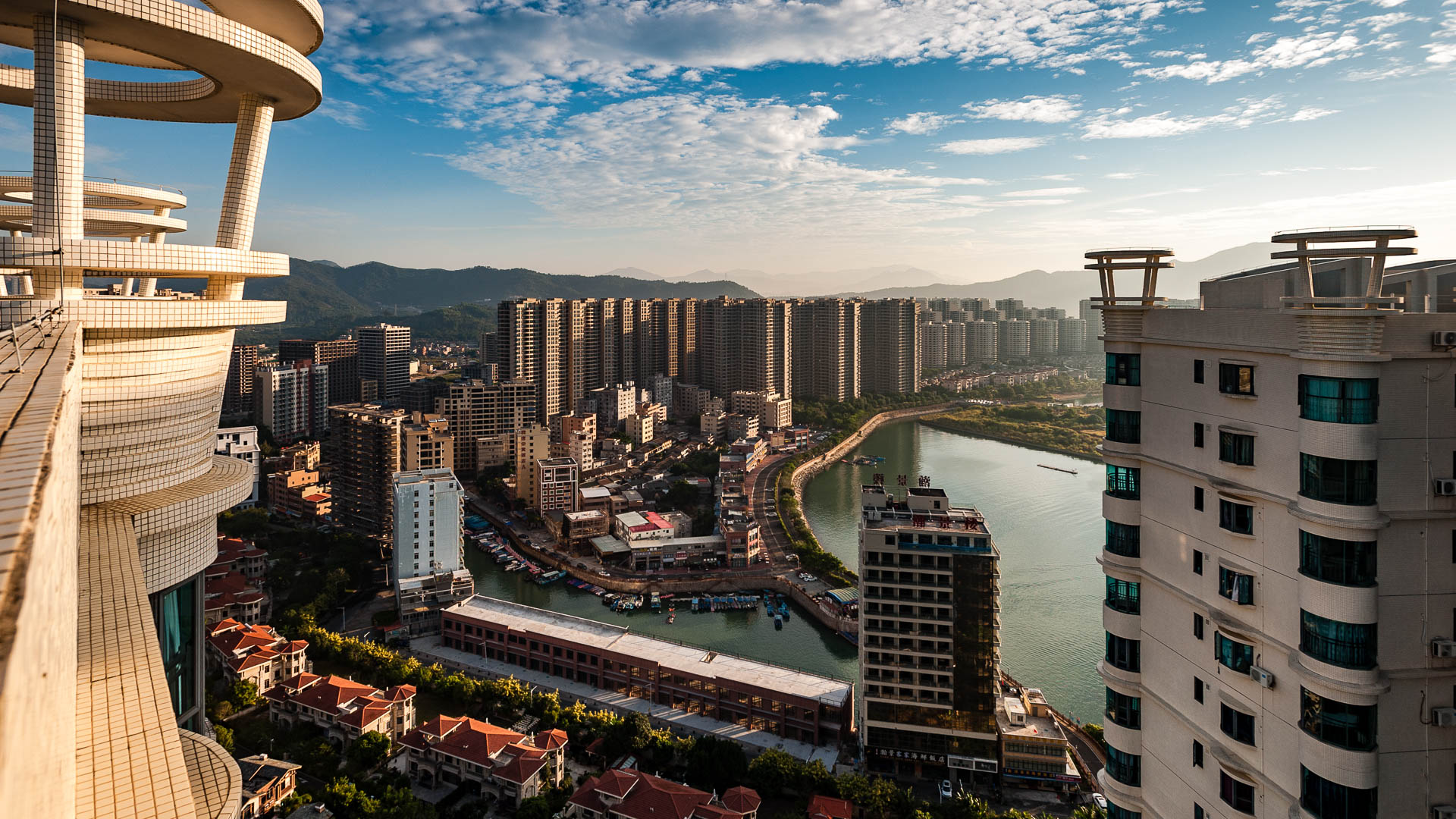 China — Guangdong, Huizhou — aerial