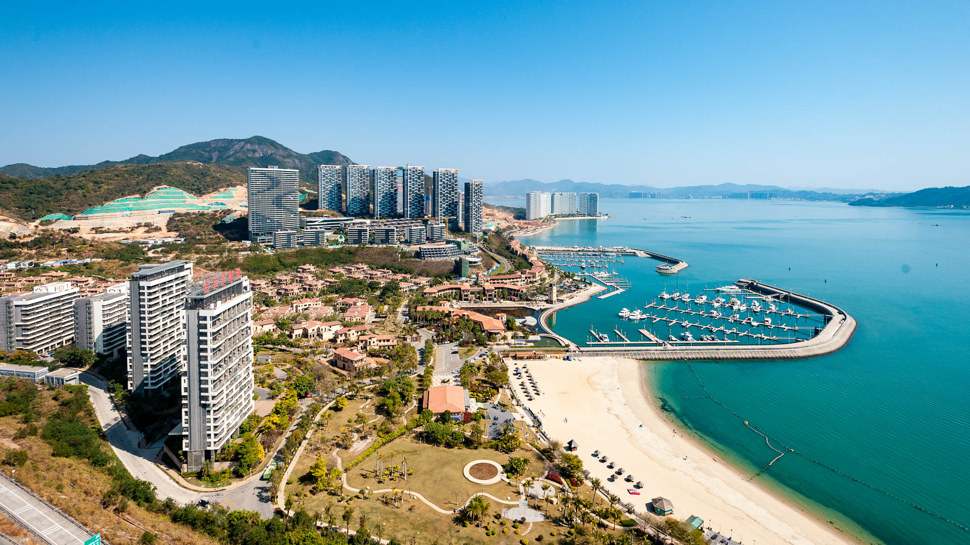 China — Guangdong, Huizhou — aerial