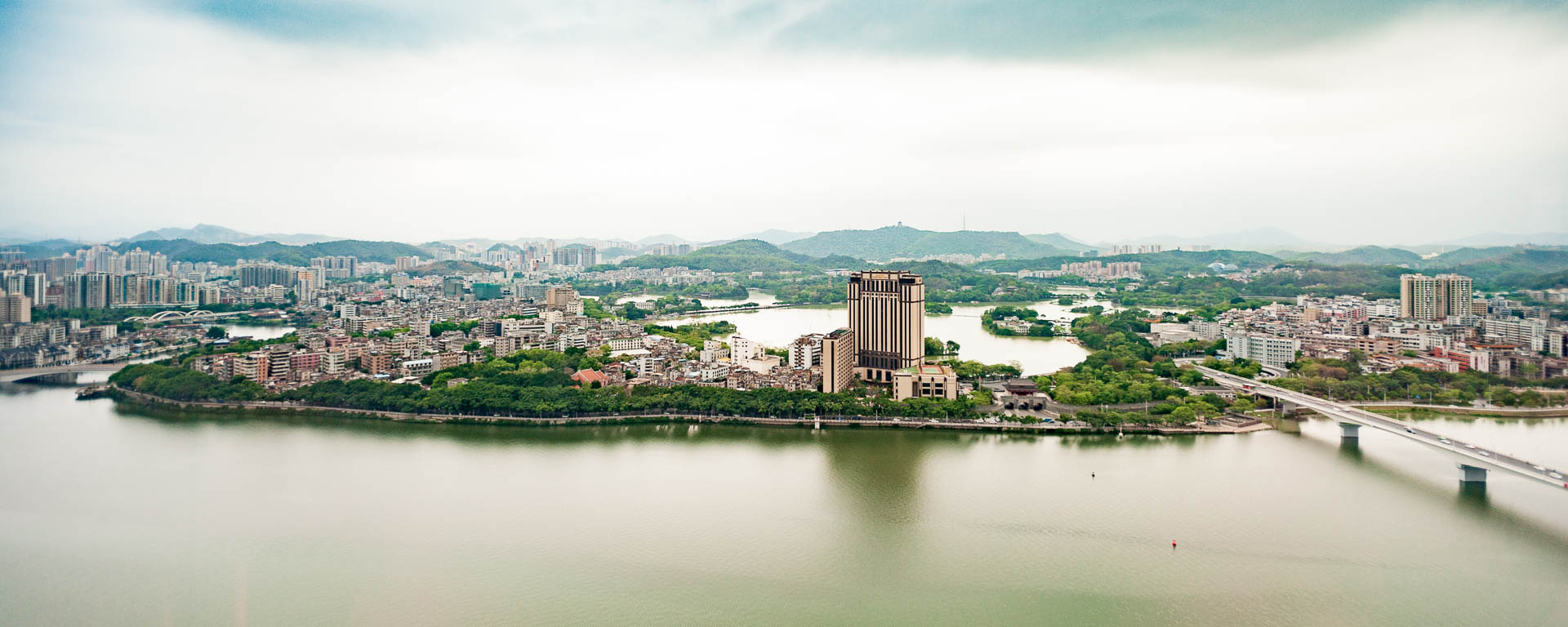 China — Guangdong, Huizhou — aerial