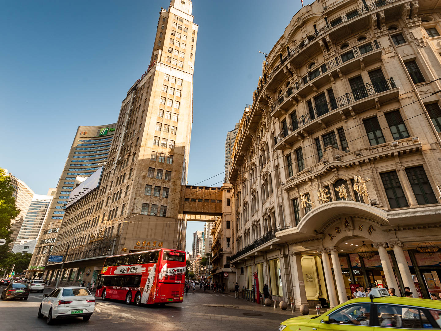 China — Shanghai, Nanjing Road — architecture