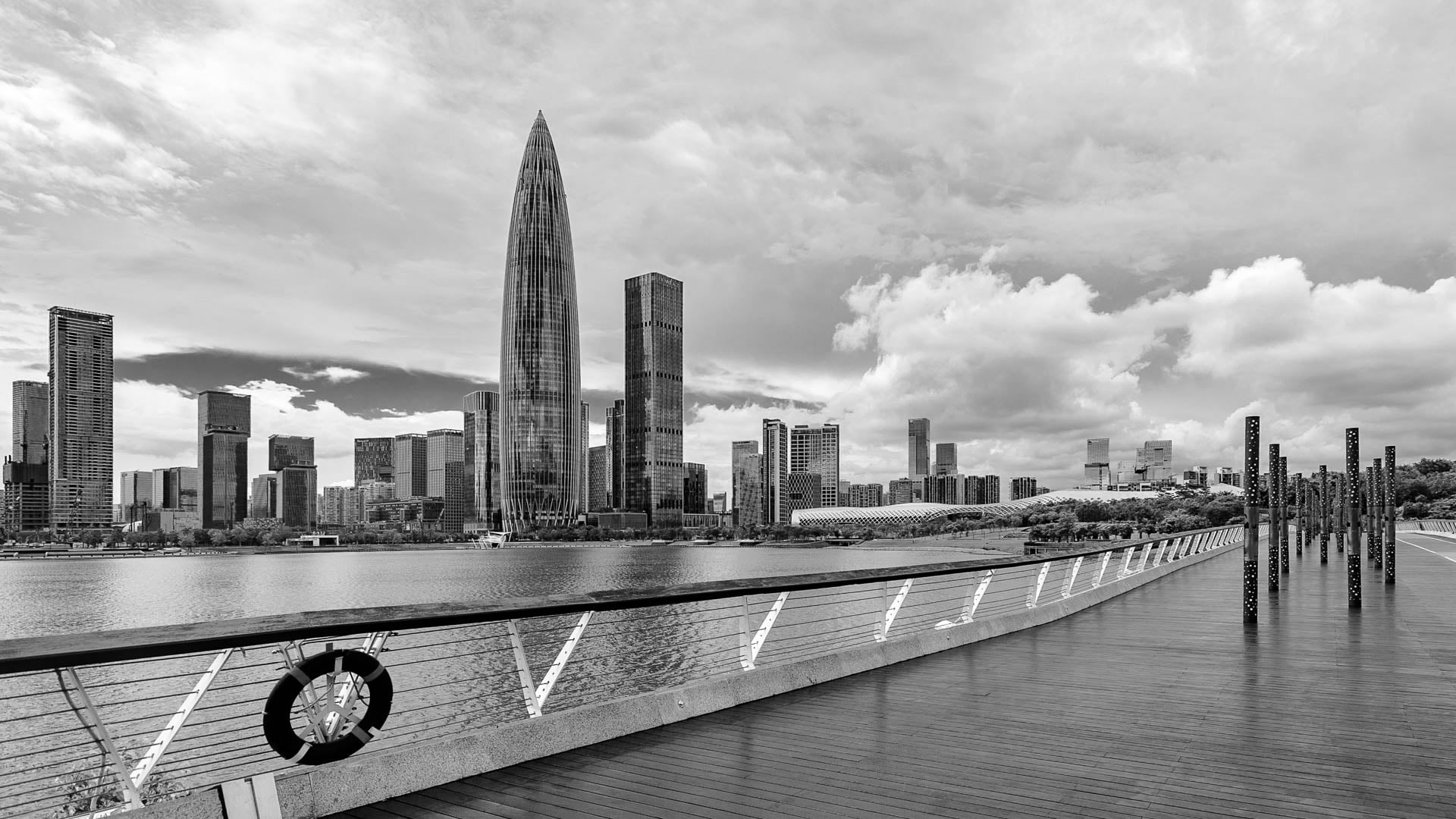 China — Guangdong, Shenzhen, Houhai — urban