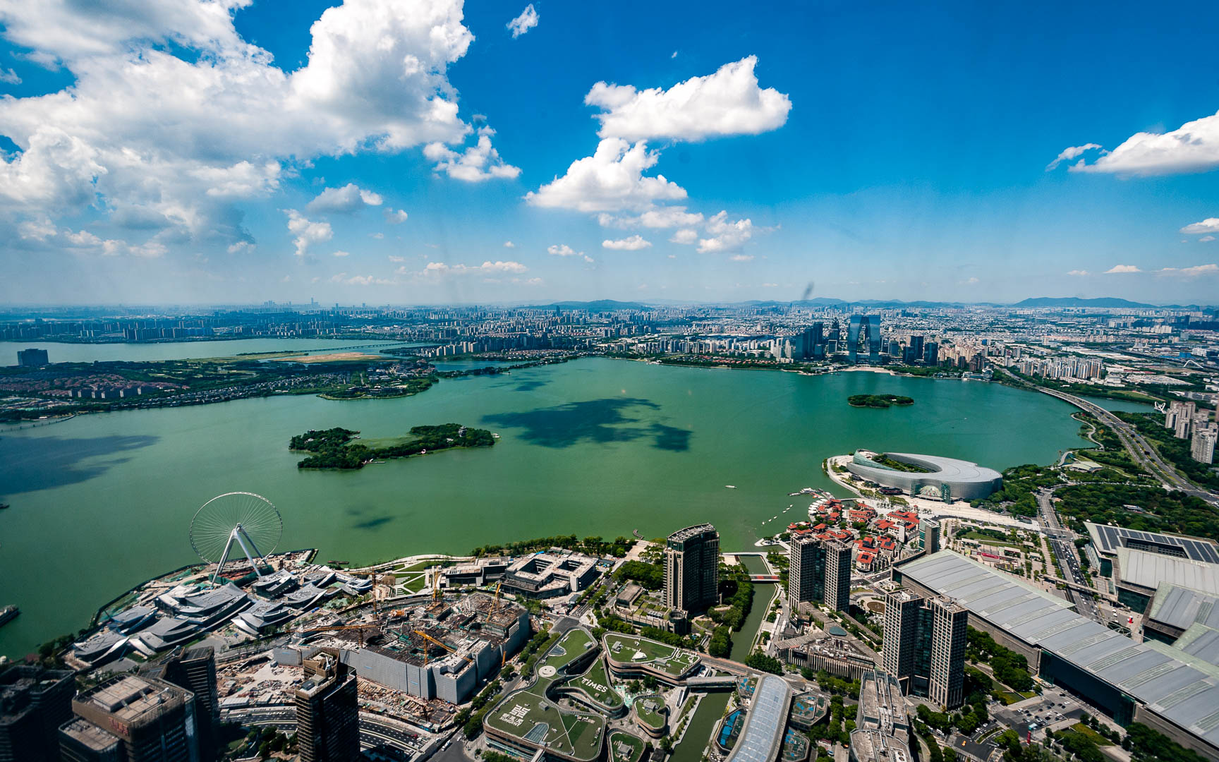 China — Suzhou, Jiangsu Province (Suzhou Industrial Park) — aerial