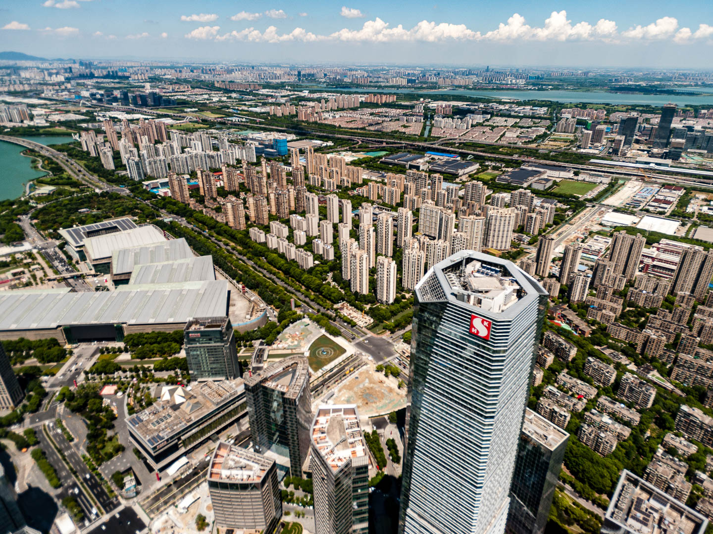 China — Suzhou, Jiangsu Province — aerial