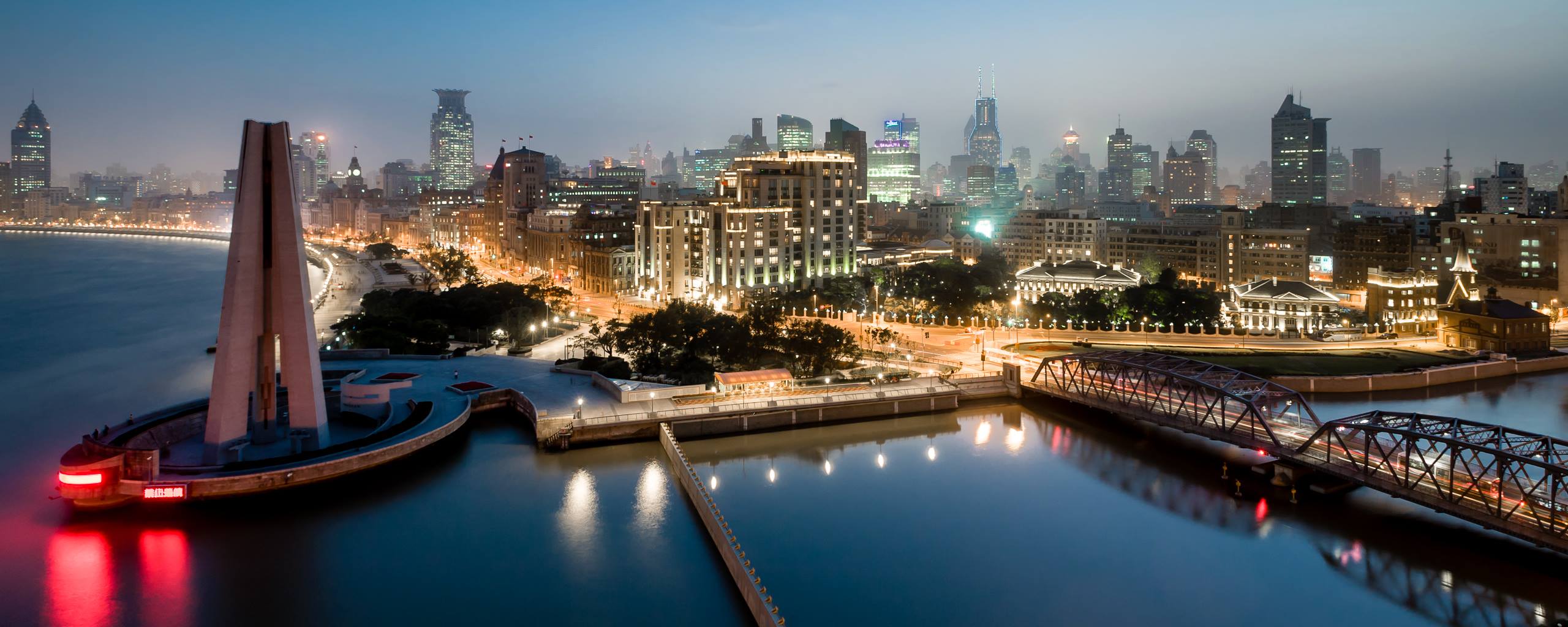 China — Shanghai, Huangpu District (The Bund / Suzhou Creek area) — urban