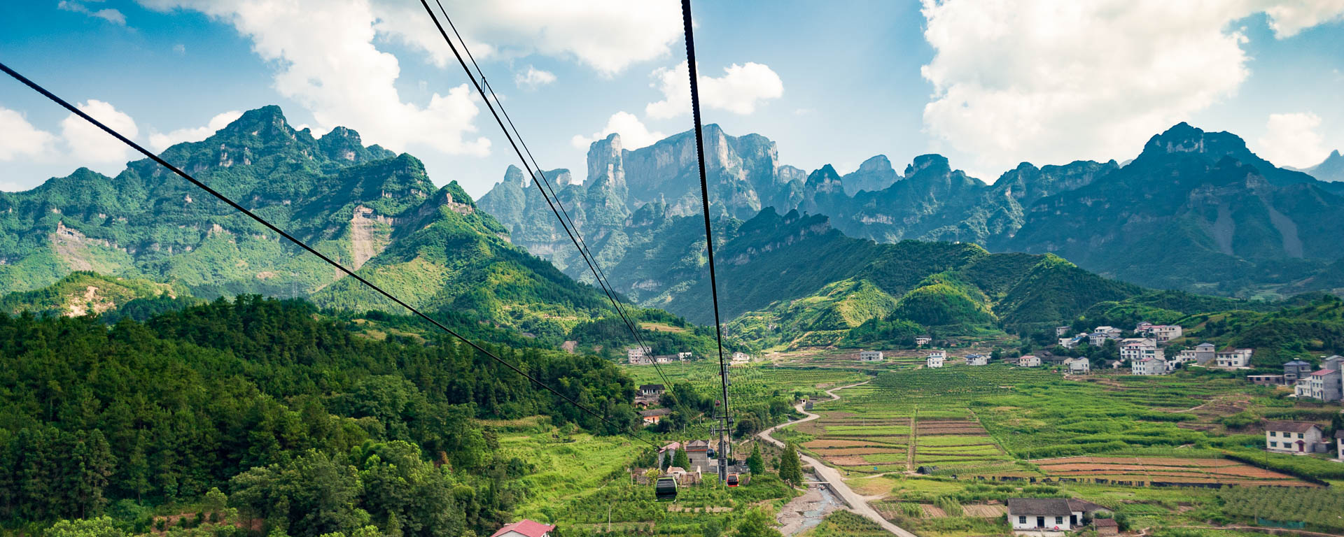 China — Hunan Province, Zhangjiajie area — landscape