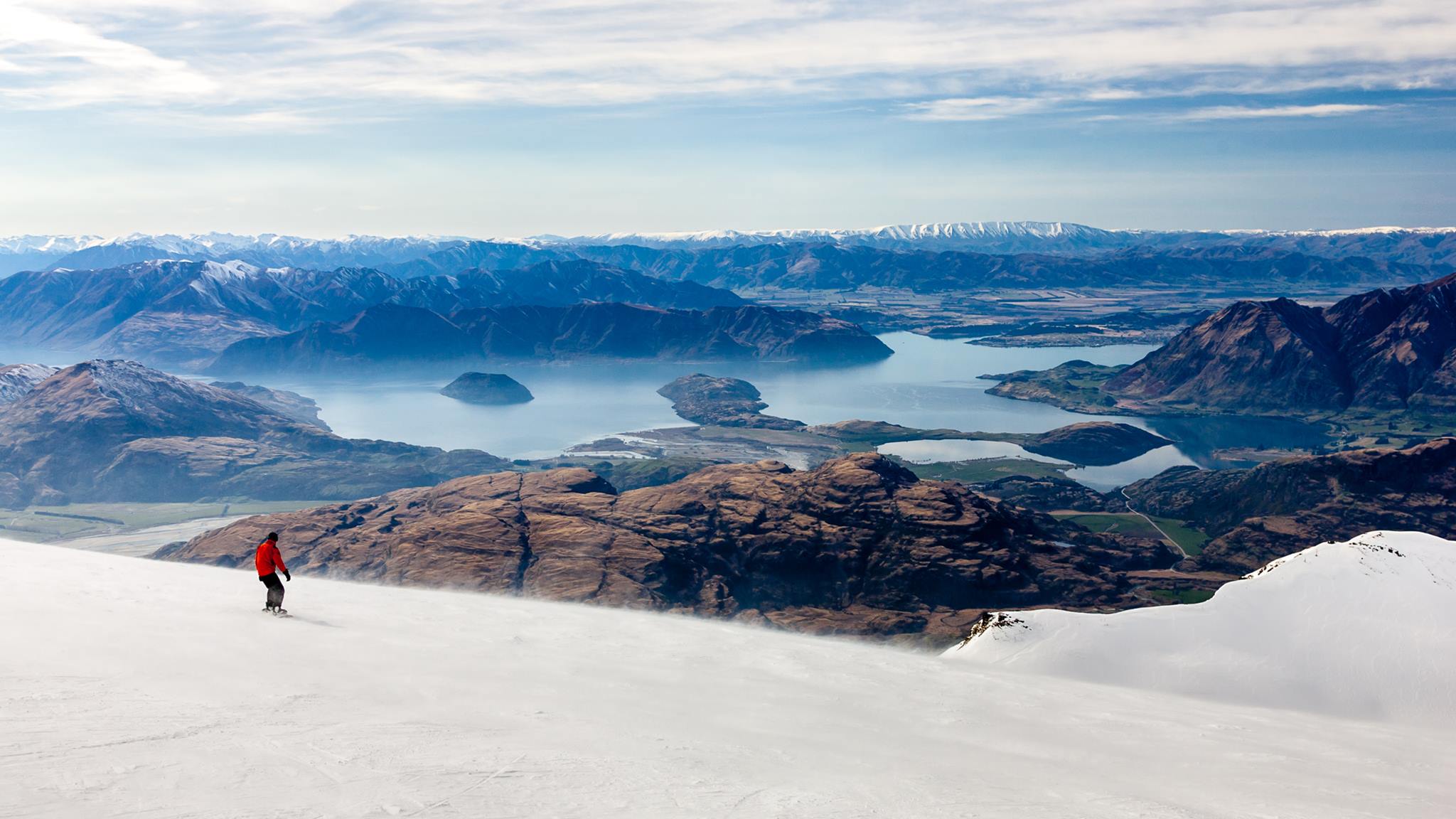New Zealand — Otago, South Island (Treble Cone / Wanaka area) — landscape