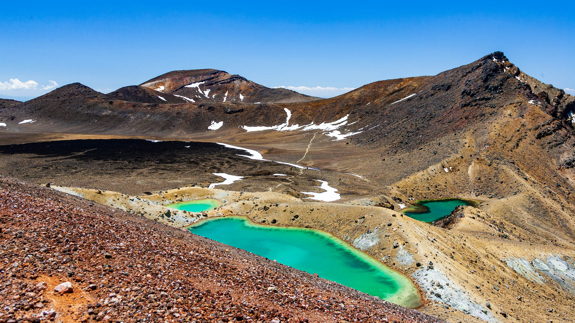 New Zealand — Tongariro National Park, North Island — landscape