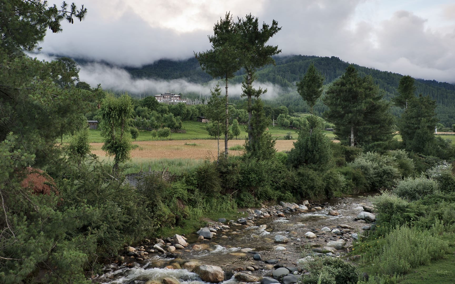 Bhutan — Bumthang — landscape