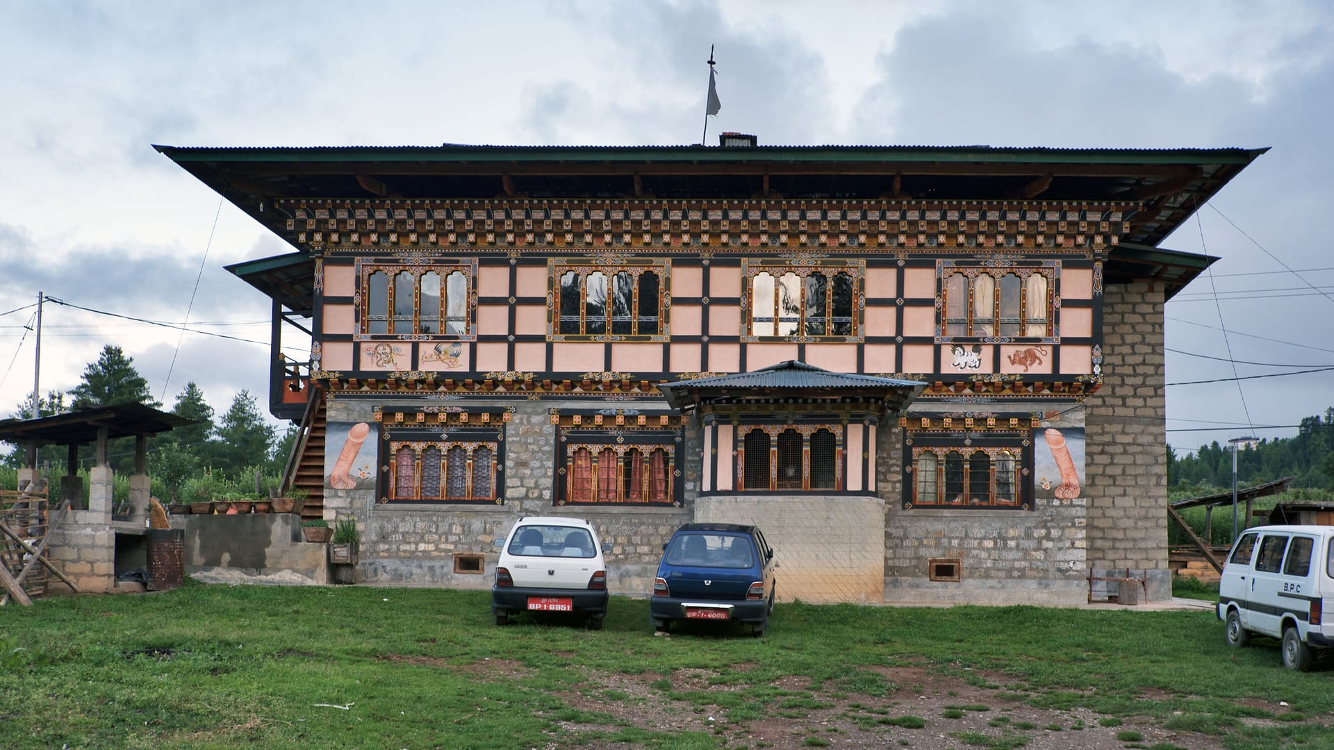 Bhutan — Bumthang — architecture