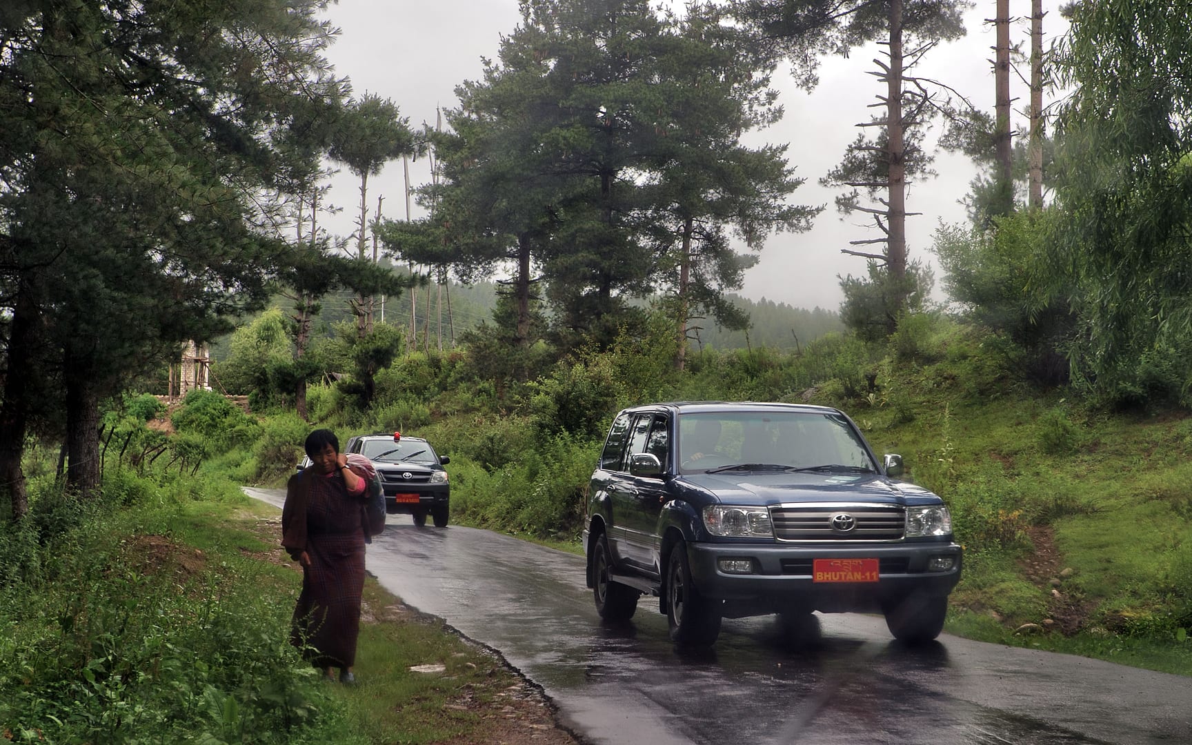 Bhutan — Bumthang — landscape