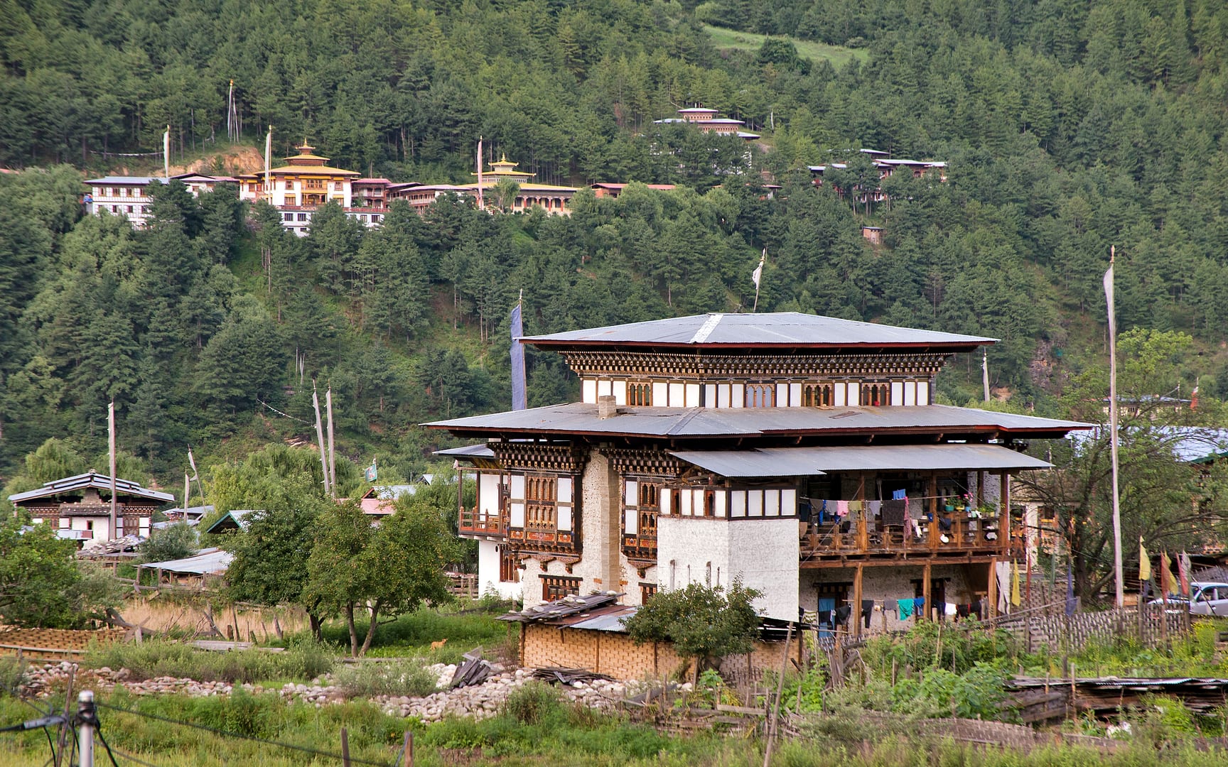 Bhutan — Bumthang — architecture
