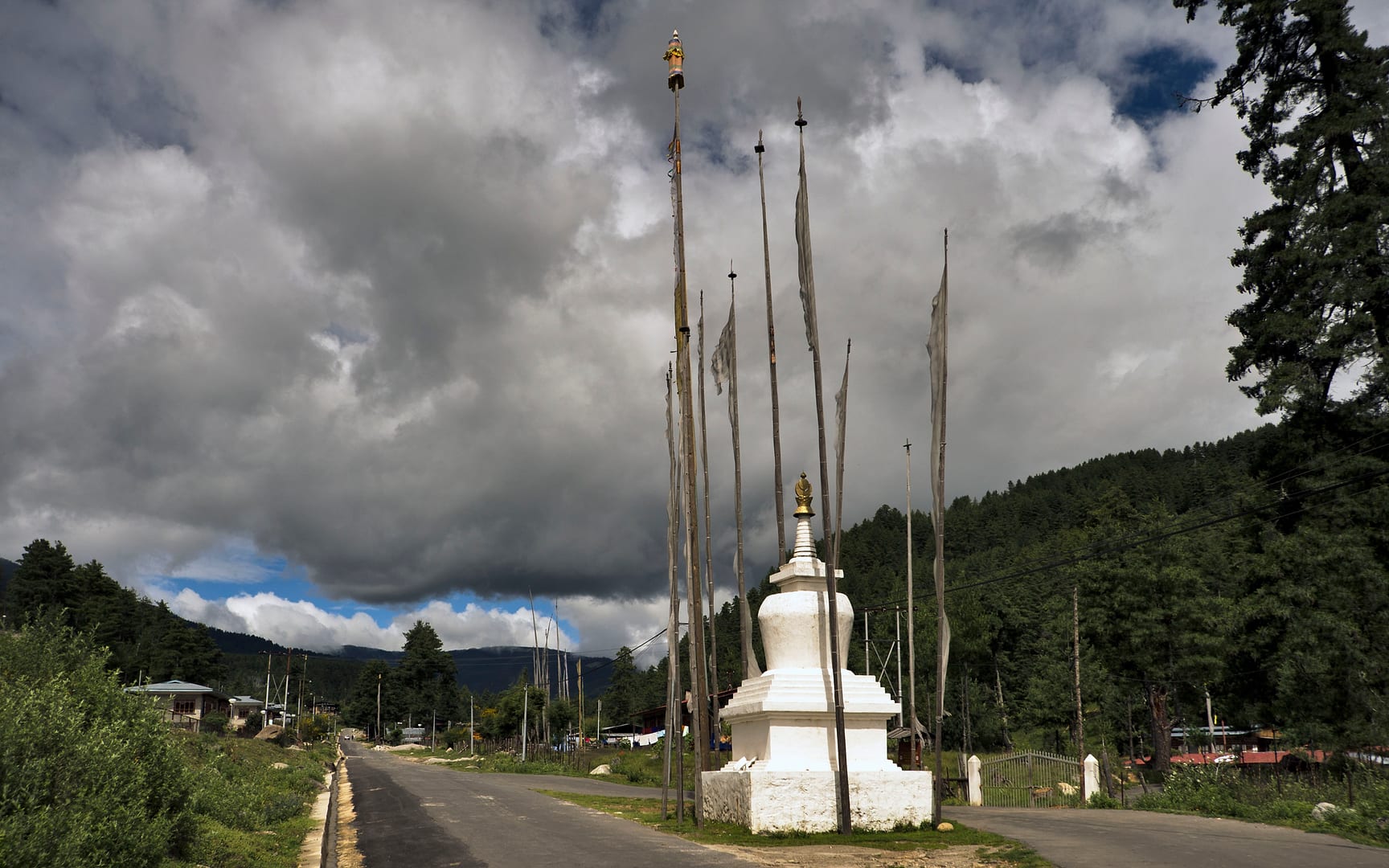 Bhutan — Bumthang — landscape