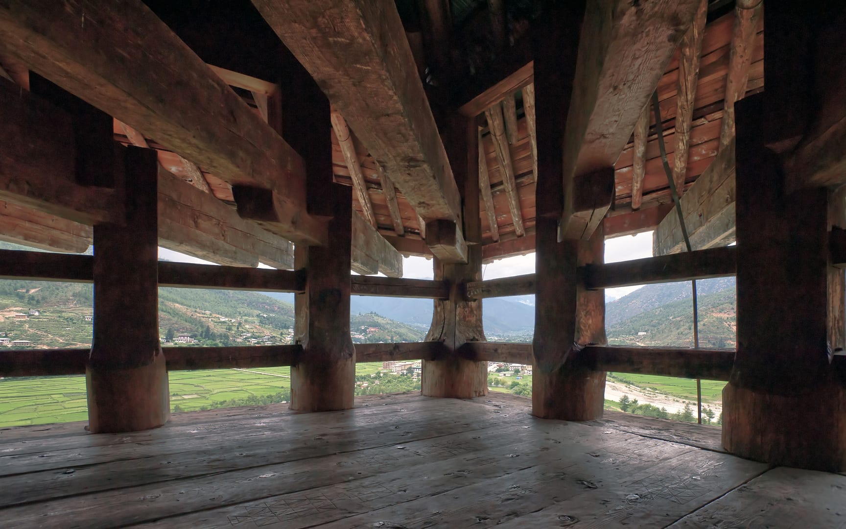 Bhutan — Paro — architecture