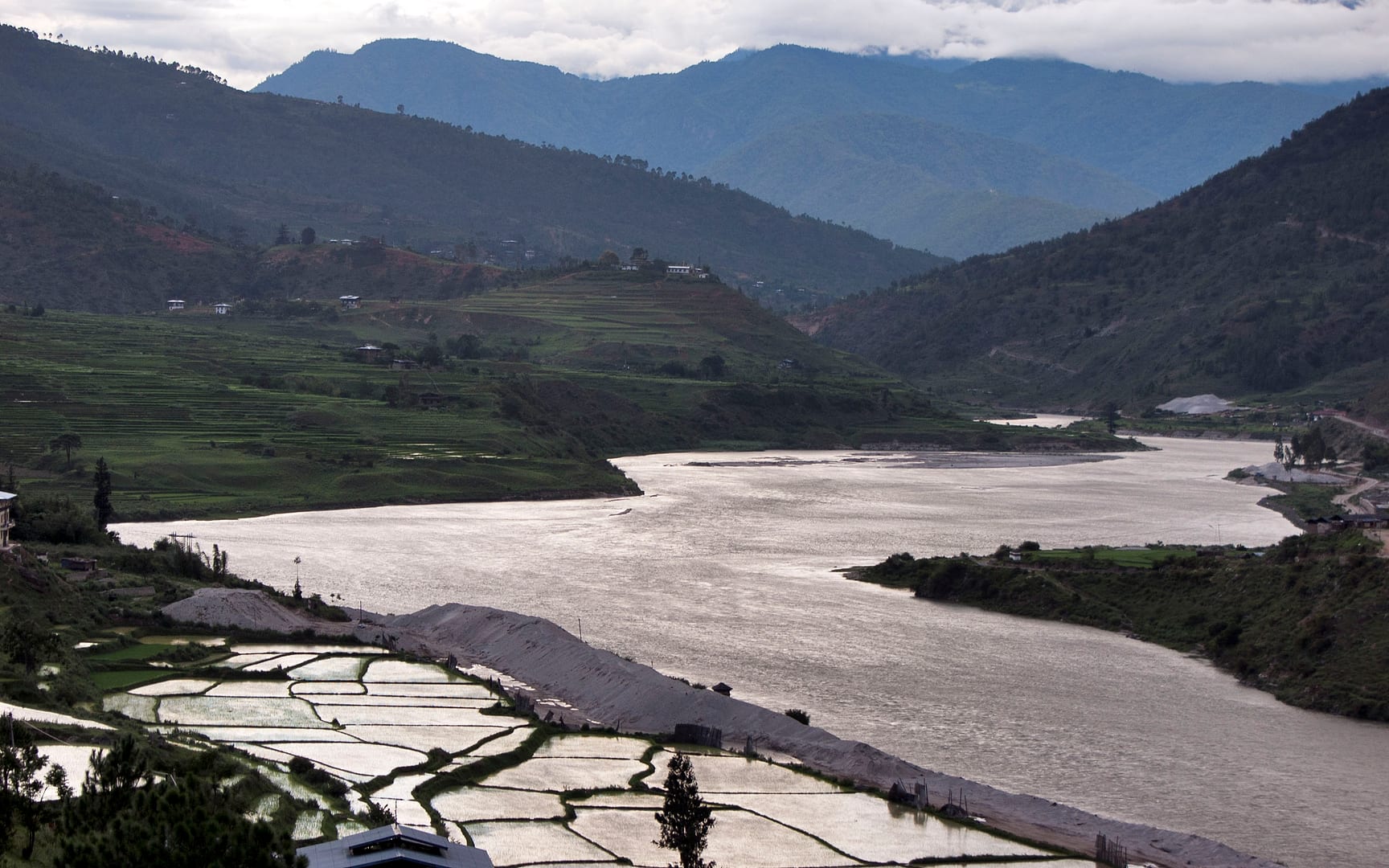 Bhutan — Punakha — landscape
