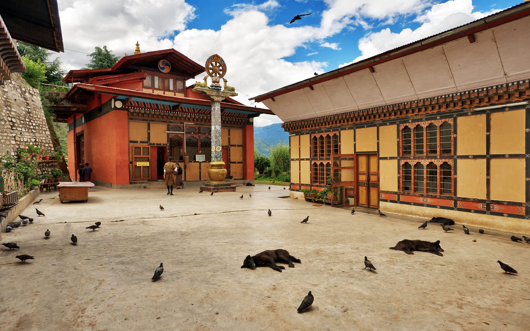 Bhutan — Thimphu — architecture