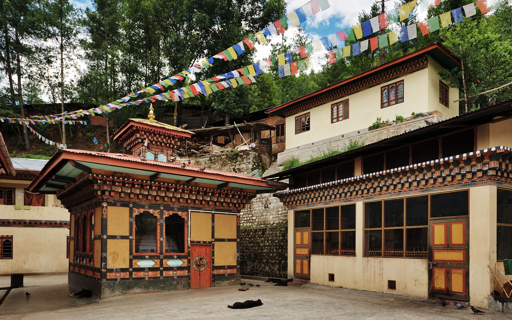 Bhutan — Thimphu — architecture