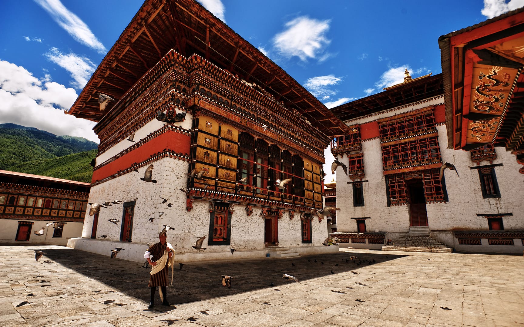 Bhutan — Thimphu — architecture