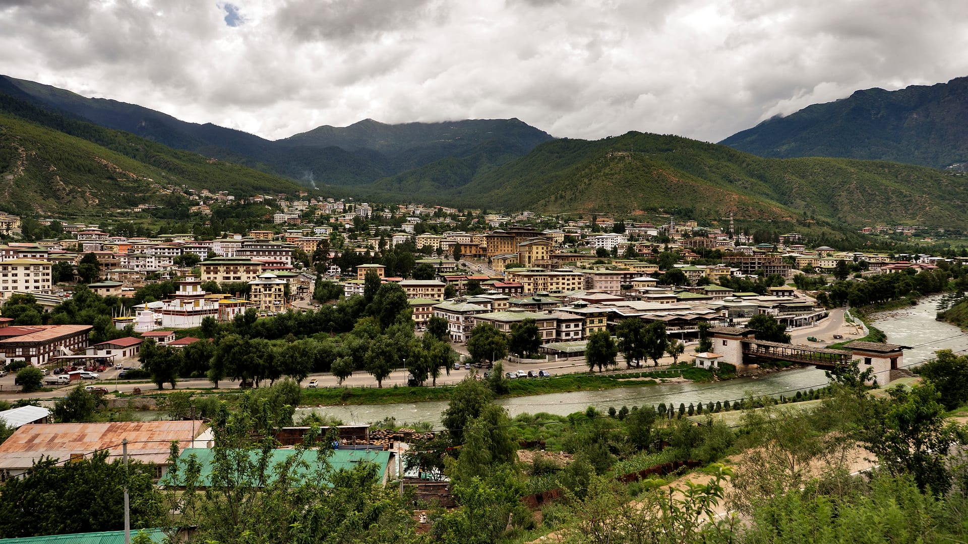 Bhutan — Thimphu — landscape