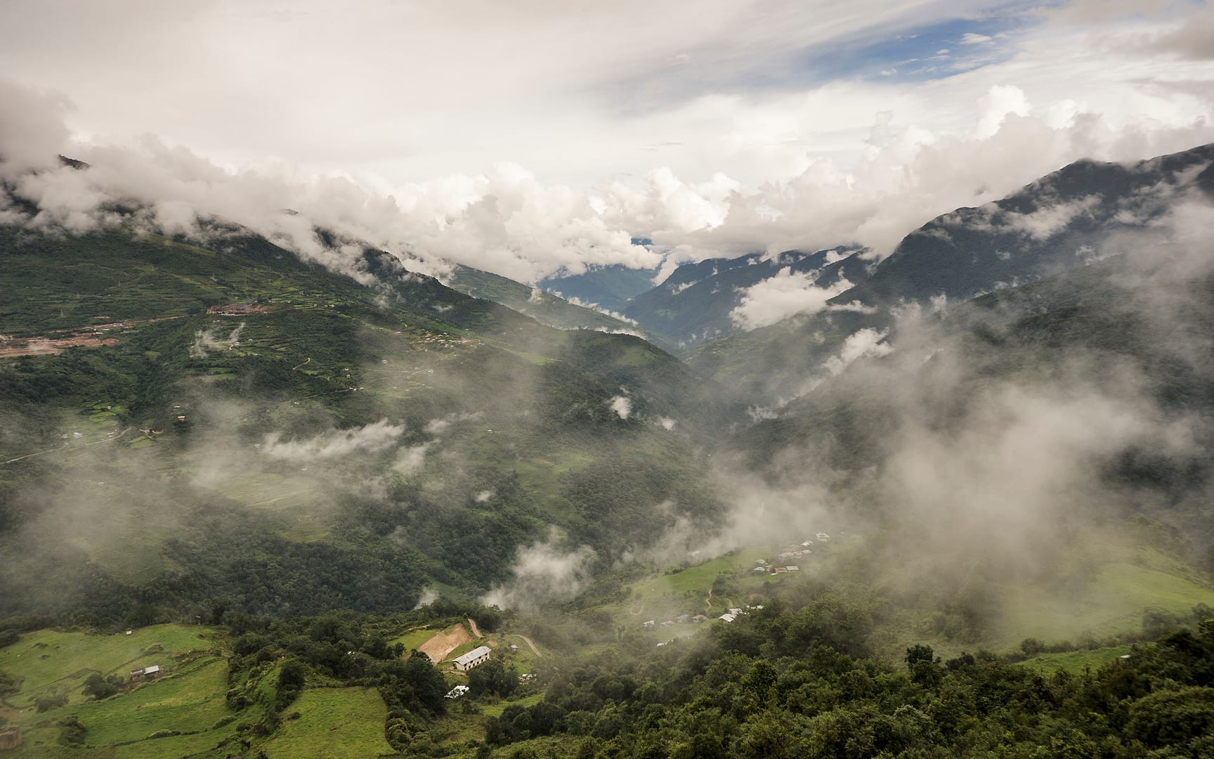 Bhutan — Trongsa — landscape