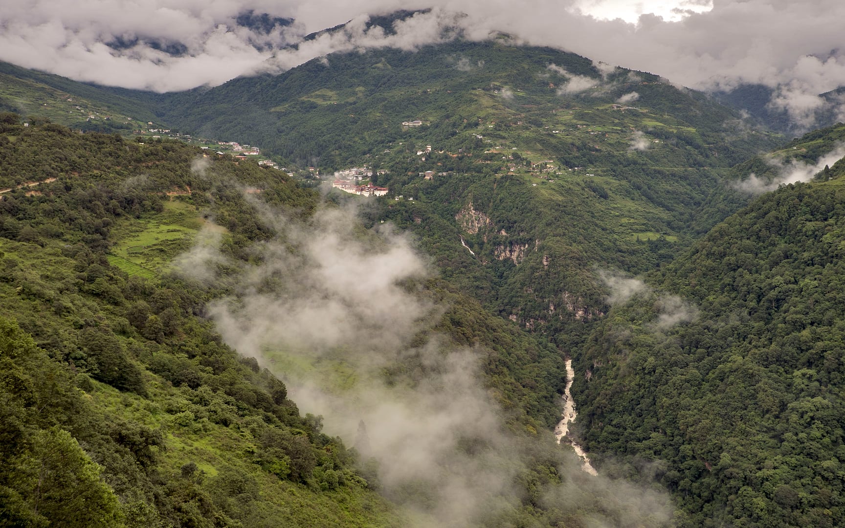 Bhutan — Trongsa — landscape