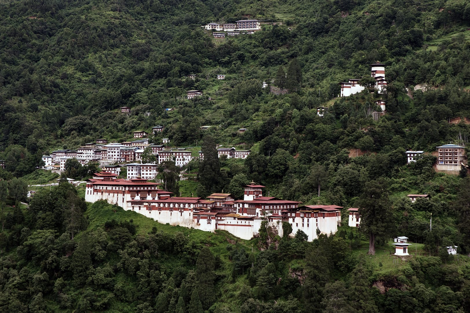 Bhutan — Trongsa — architecture