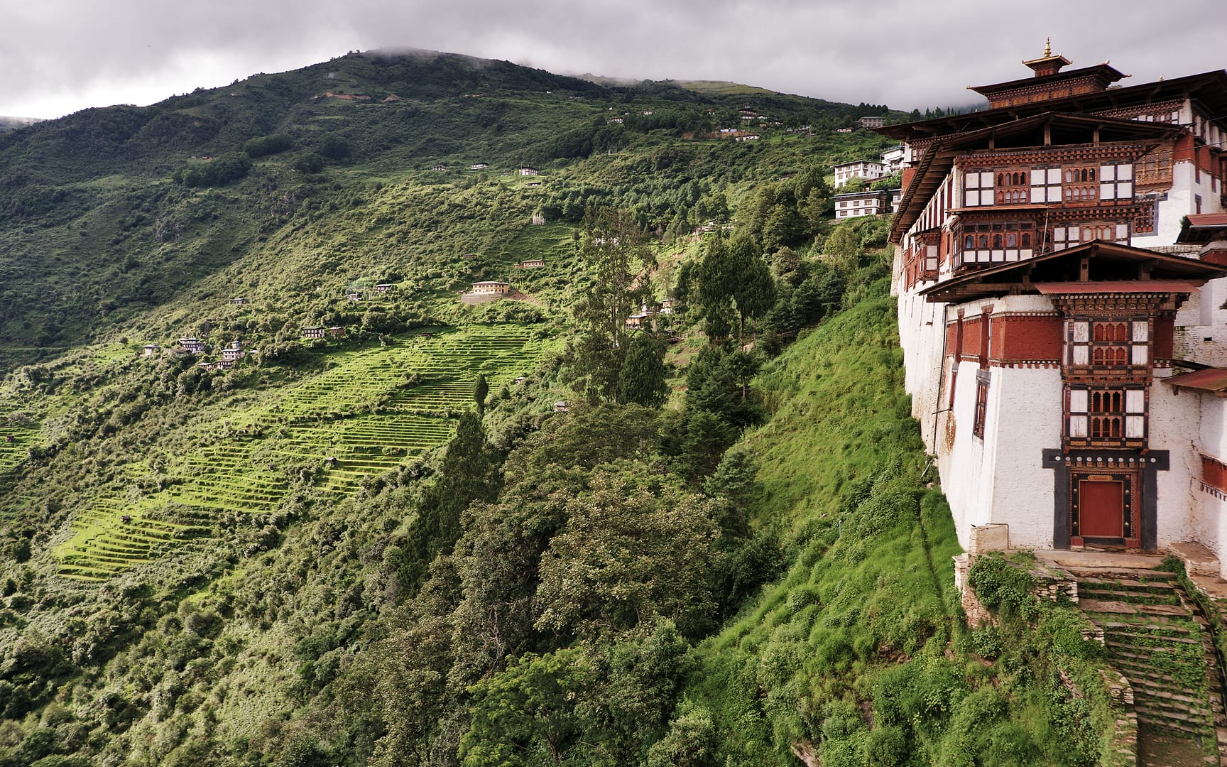 Bhutan — Trongsa — architecture
