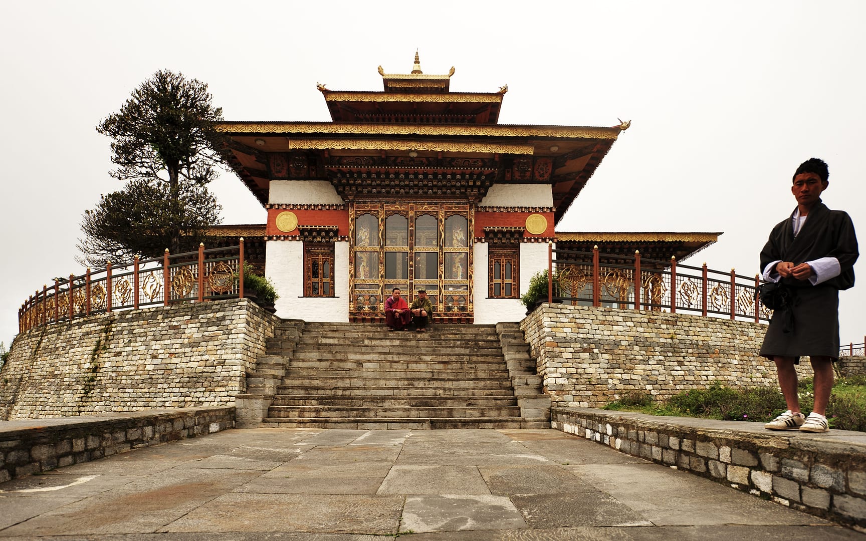 Bhutan — Dochula Pass — architecture