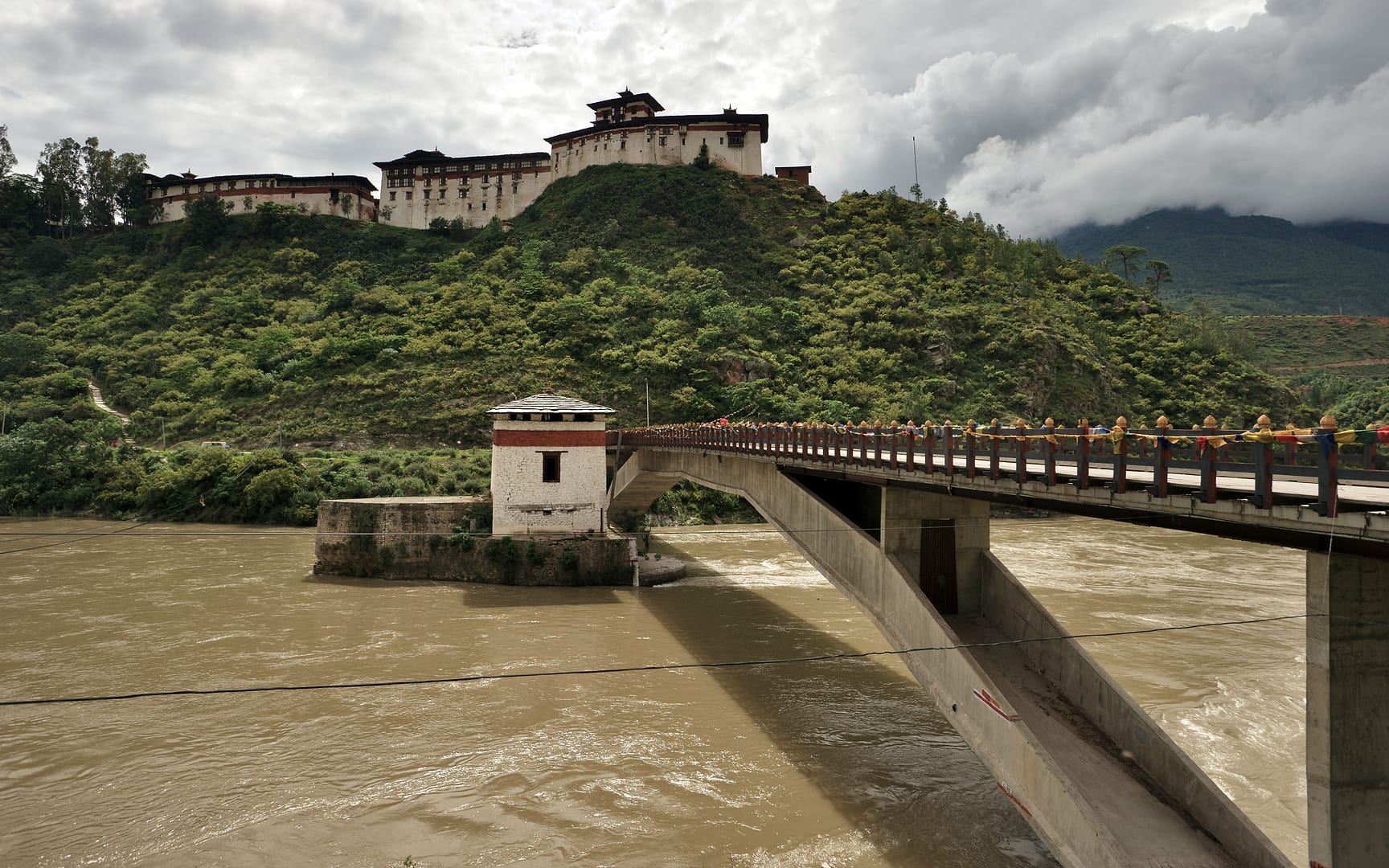 Bhutan — Wangdue Phodrang — architecture