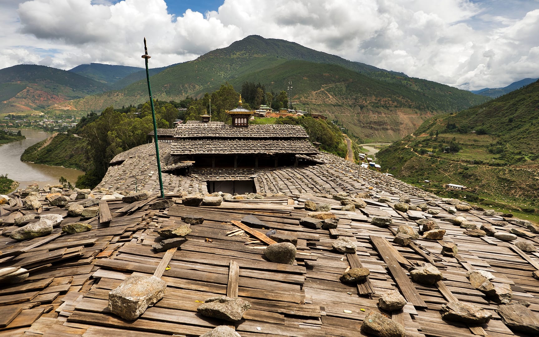 Bhutan — Wangdue Phodrang — architecture