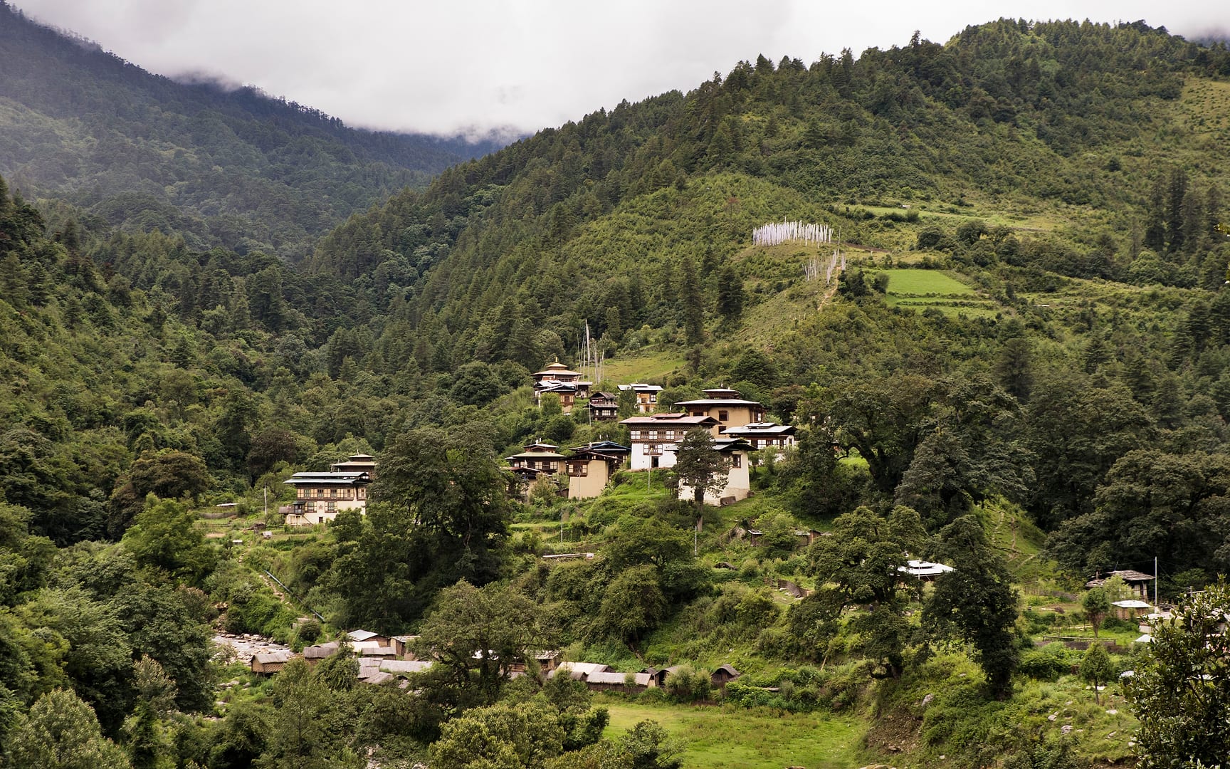 Bhutan — Highlands — landscape
