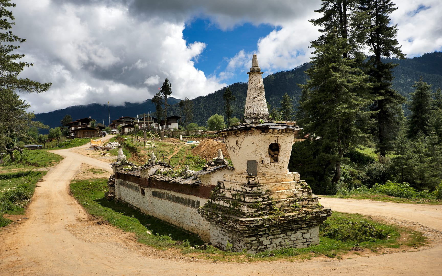Bhutan — Phobjikha Valley — landscape