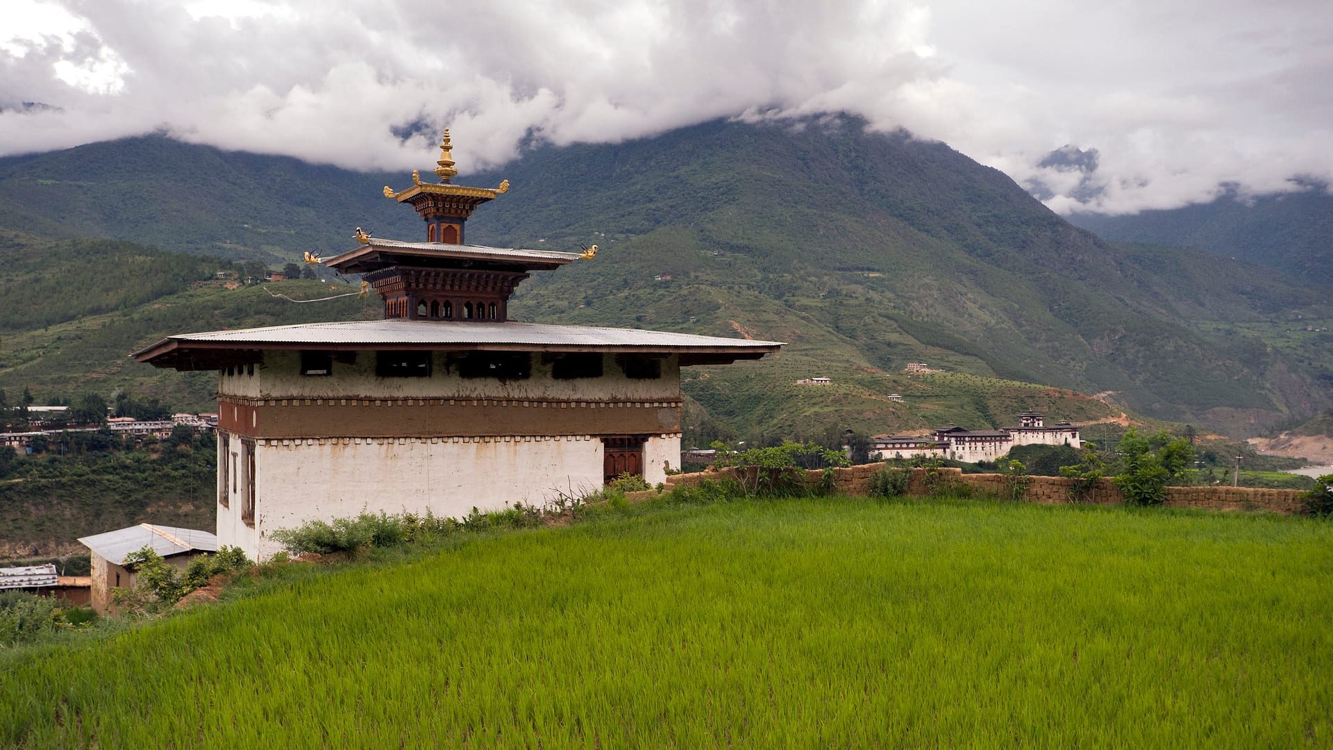 Bhutan — Punakha — landscape