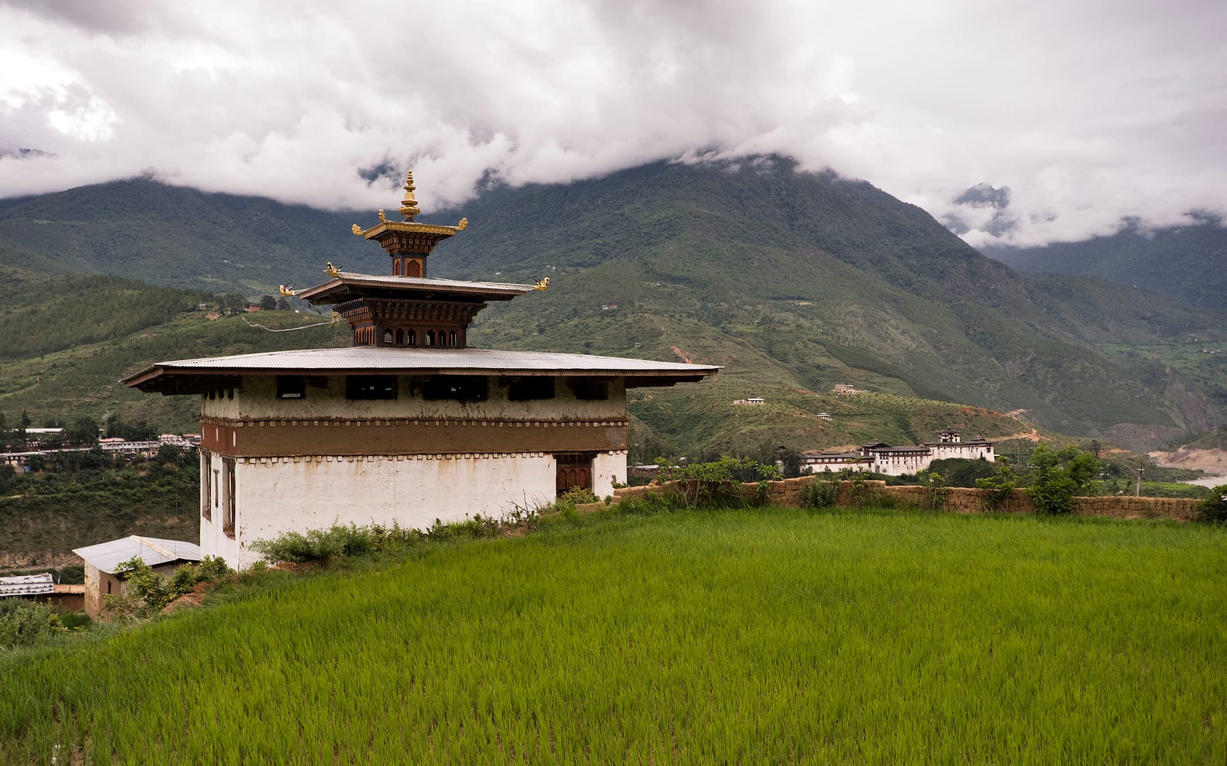 Bhutan — Punakha — architecture
