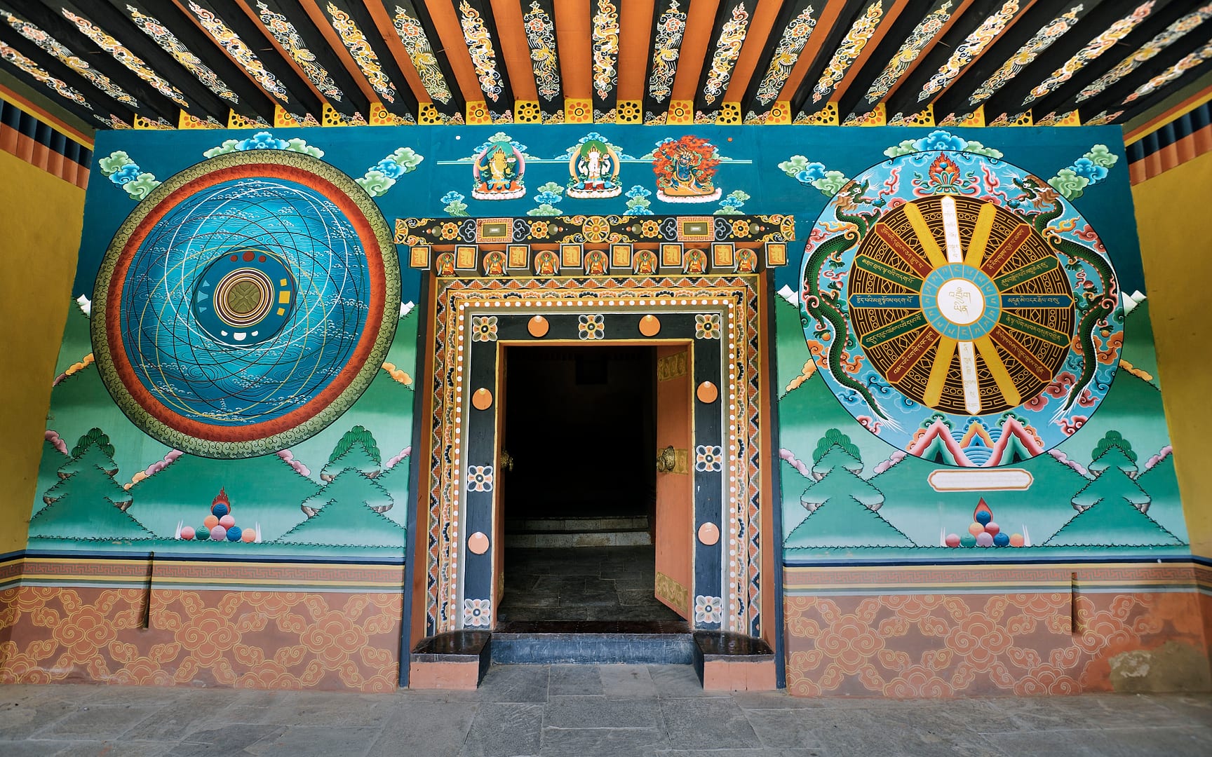 Bhutan — Punakha — architecture